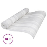 Vidaxx Vliestapete 3D Streifenmuster 10x0,53m Grau