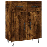 Vidaxl dressoir 69,5x34x90 cm bewerkt hout gerookt eikenkleurig
