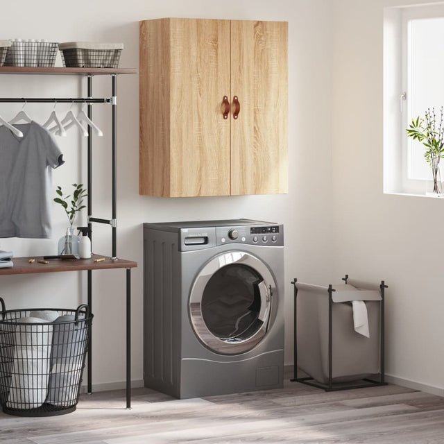 Vidaxl wandkast 69,5x34x90 cm sonoma eikenkleurig