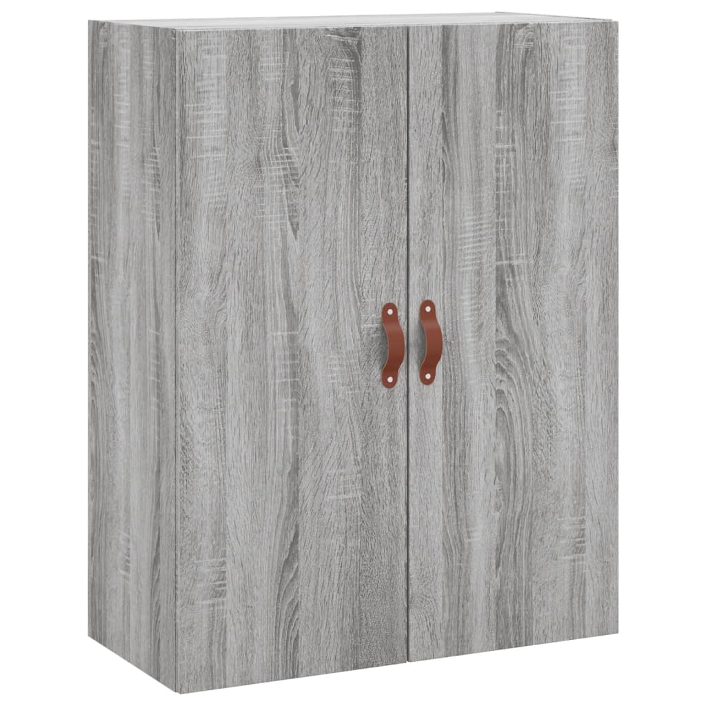 Vidaxl wandkast 69,5x34x90 cm grijs sonoma eikenkleurig