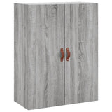 Vidaxl wandkast 69,5x34x90 cm grijs sonoma eikenkleurig