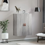 Vidaxl wandkast 69,5x34x90 cm grijs sonoma eikenkleurig