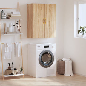 Vidaxl wandkast 69,5x34x90 cm sonoma eikenkleurig