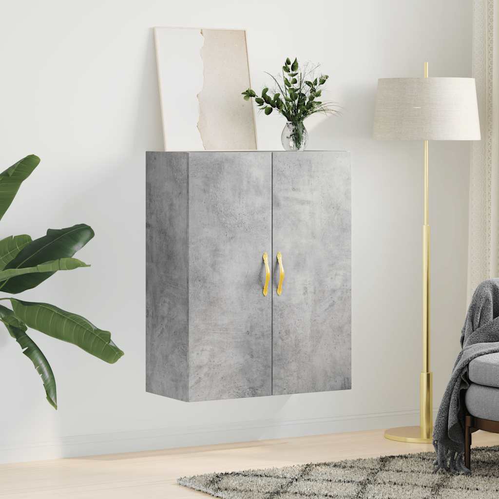 Vidaxl wandkast 69,5x34x90 cm betongrijs
