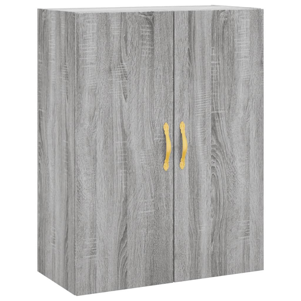 Vidaxl wandkast 69,5x34x90 cm grijs sonoma eikenkleurig
