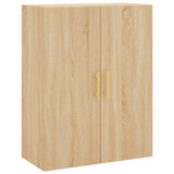 Vidaxl wandkast 69,5x34x90 cm sonoma eikenkleurig