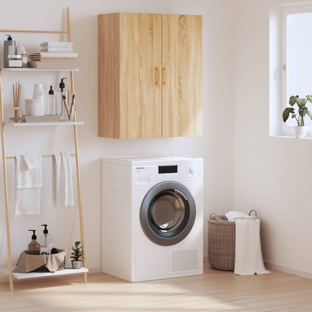 Vidaxl wandkast 69,5x34x90 cm sonoma eikenkleurig