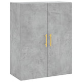 Vidaxl wandkast 69,5x34x90 cm betongrijs