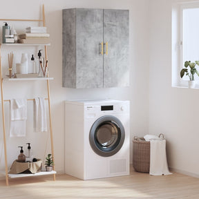 Vidaxl wandkast 69,5x34x90 cm betongrijs