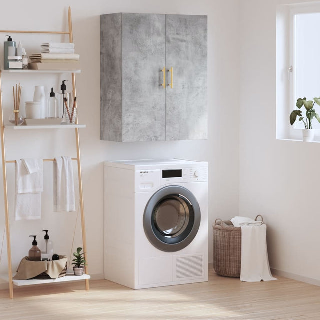 Vidaxl wandkast 69,5x34x90 cm betongrijs