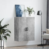 Vidaxl wandkast 69,5x34x90 cm betongrijs