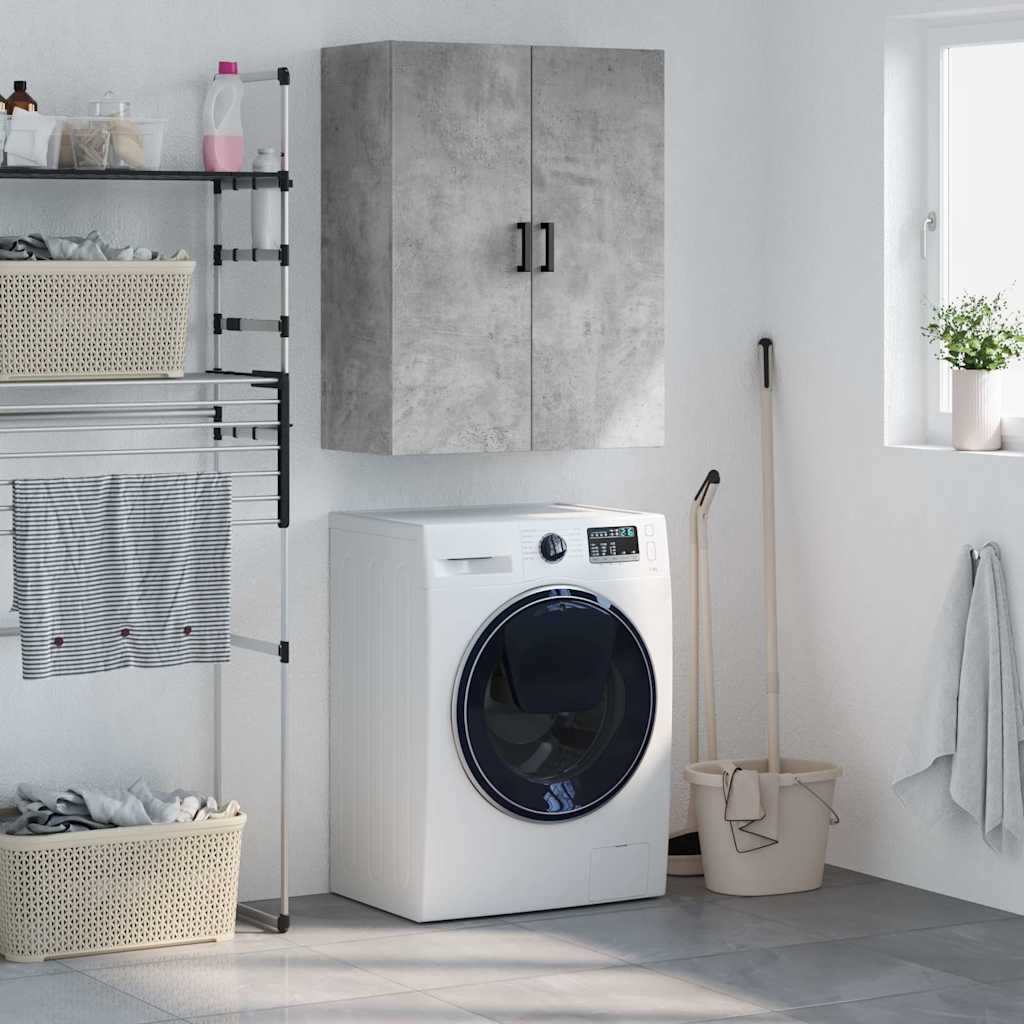 Vidaxl wandkast 69,5x34x90 cm betongrijs
