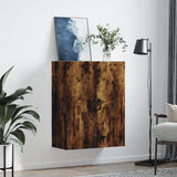 Vidaxl bovenkast 69,5x34x90 cm gerookt eikenkleurig