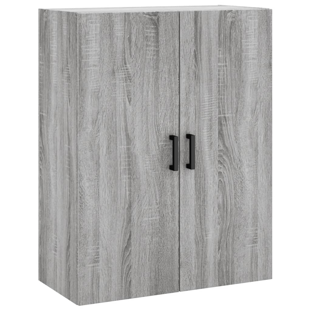 Vidaxl bovenkast 69,5x34x90 cm grijs sonoma eikenkleurig