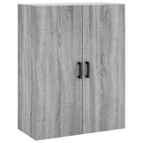 Vidaxl bovenkast 69,5x34x90 cm grijs sonoma eikenkleurig