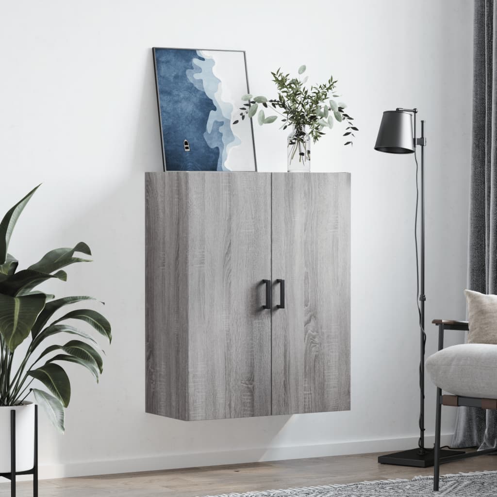 Vidaxl bovenkast 69,5x34x90 cm grijs sonoma eikenkleurig