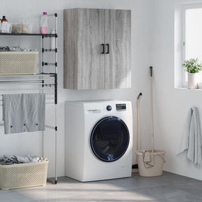 Vidaxl bovenkast 69,5x34x90 cm grijs sonoma eikenkleurig