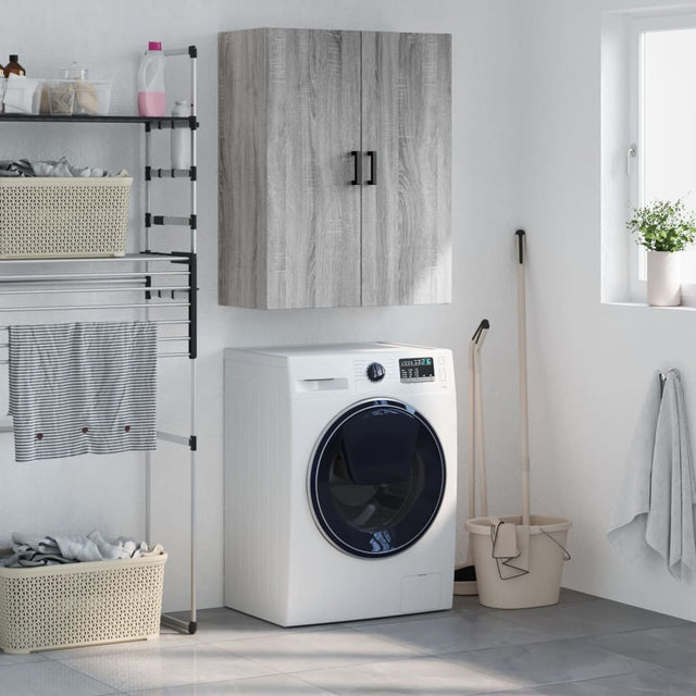 Vidaxl bovenkast 69,5x34x90 cm grijs sonoma eikenkleurig