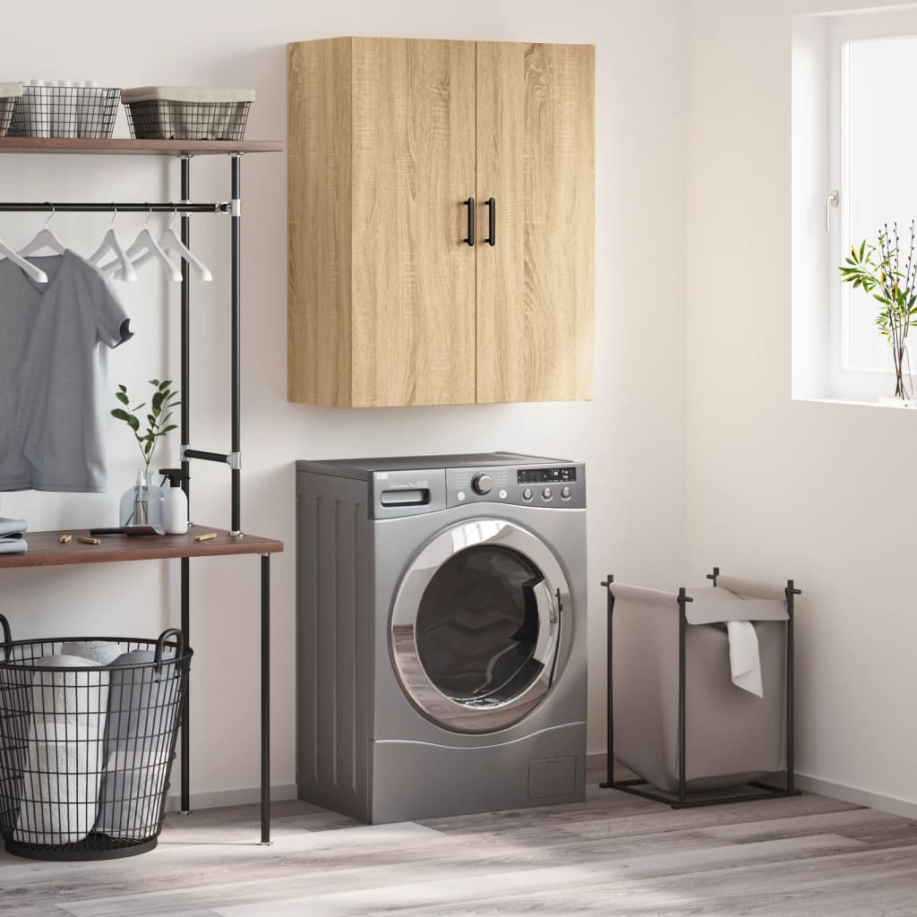 Vidaxl bovenkast 69,5x34x90 cm sonoma eikenkleurig