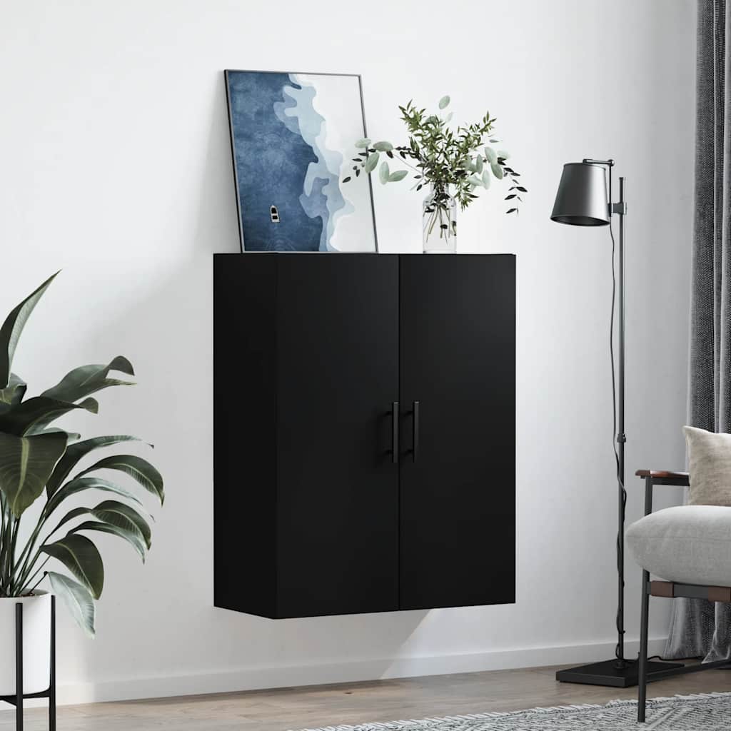 Vidaxl bovenkast 69,5x34x90 cm zwart