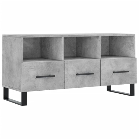Vidaxl tv-meubel 102x36x50 cm bewerkt hout betongrijs