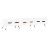 Vidaxl tv-meubel 150x36x30 cm bewerkt hout hoogglans wit