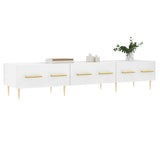 Vidaxl tv-meubel 150x36x30 cm bewerkt hout wit