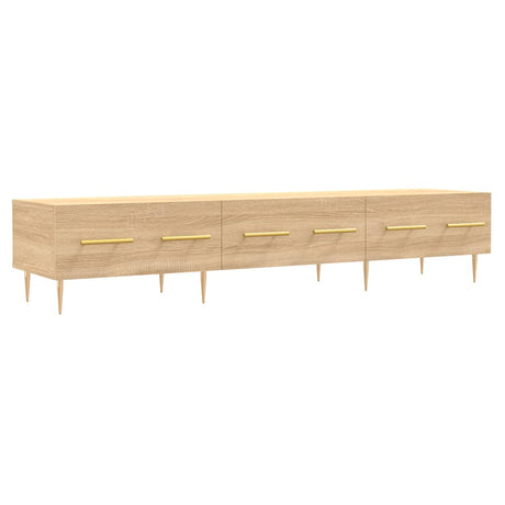 Vidaxl tv-meubel 150x36x30 cm bewerkt hout sonoma eikenkleurig