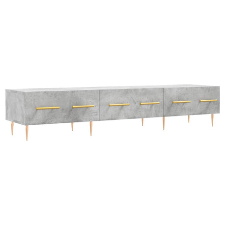 Vidaxl tv-meubel 150x36x30 cm bewerkt hout betongrijs