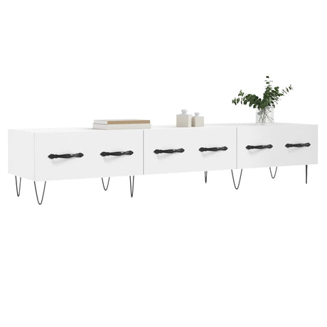Vidaxl tv-meubel 150x36x30 cm bewerkt hout wit