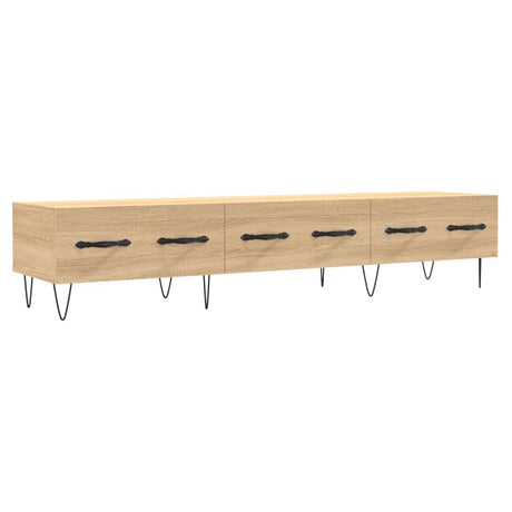 Vidaxl tv-meubel 150x36x30 cm bewerkt hout sonoma eikenkleurig