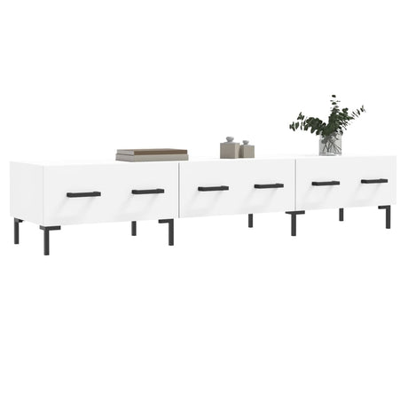Vidaxl tv-meubel 150x36x30 cm bewerkt hout wit
