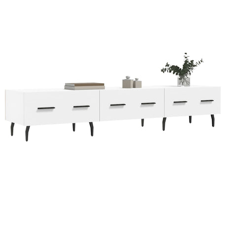 Vidaxl tv-meubel 150x36x30 cm bewerkt hout wit