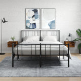 Vidaxl nachtkastjes 2 st wandgemonteerd 35x35x20 cm gerookt eikenkleur