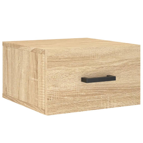 Vidaxl nachtkastjes 2 st wandgemonteerd 35x35x20 cm sonoma eikenkleur