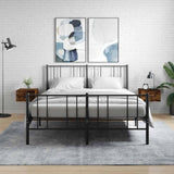 Vidaxl nachtkastjes 2 st wandgemonteerd 35x35x20 cm gerookt eikenkleur