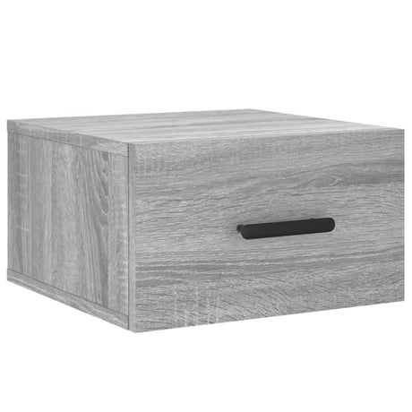 Vidaxl nachtkastje wandgemonteerd 35x35x20 cm grijs sonoma eikenkleur