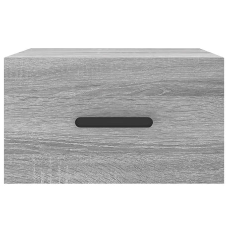 Vidaxl nachtkastje wandgemonteerd 35x35x20 cm grijs sonoma eikenkleur