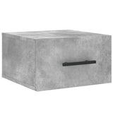 Vidaxl nachtkastje wandgemonteerd 35x35x20 cm betongrijs