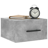 Vidaxl nachtkastje wandgemonteerd 35x35x20 cm betongrijs