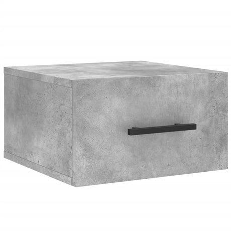 Vidaxl nachtkastjes 2 st wandgemonteerd 35x35x20 cm betongrijs