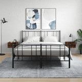 Vidaxl nachtkastjes 2 st wandgemonteerd 35x35x20 cm gerookt eikenkleur