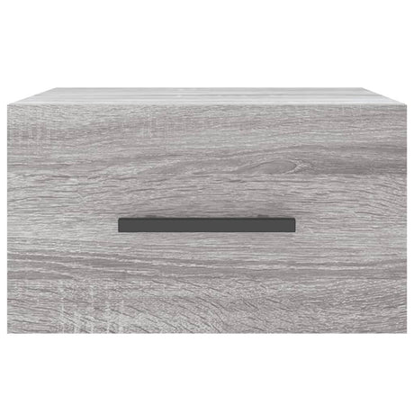 Vidaxl nachtkastje wandgemonteerd 35x35x20 cm grijs sonoma eikenkleur