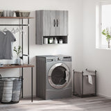 Vidaxl wandkast 60x31x70 cm bewerkt hout grijs sonoma eikenkleurig