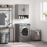 Vidaxl wandkast 60x31x70 cm bewerkt hout grijs sonoma eikenkleurig