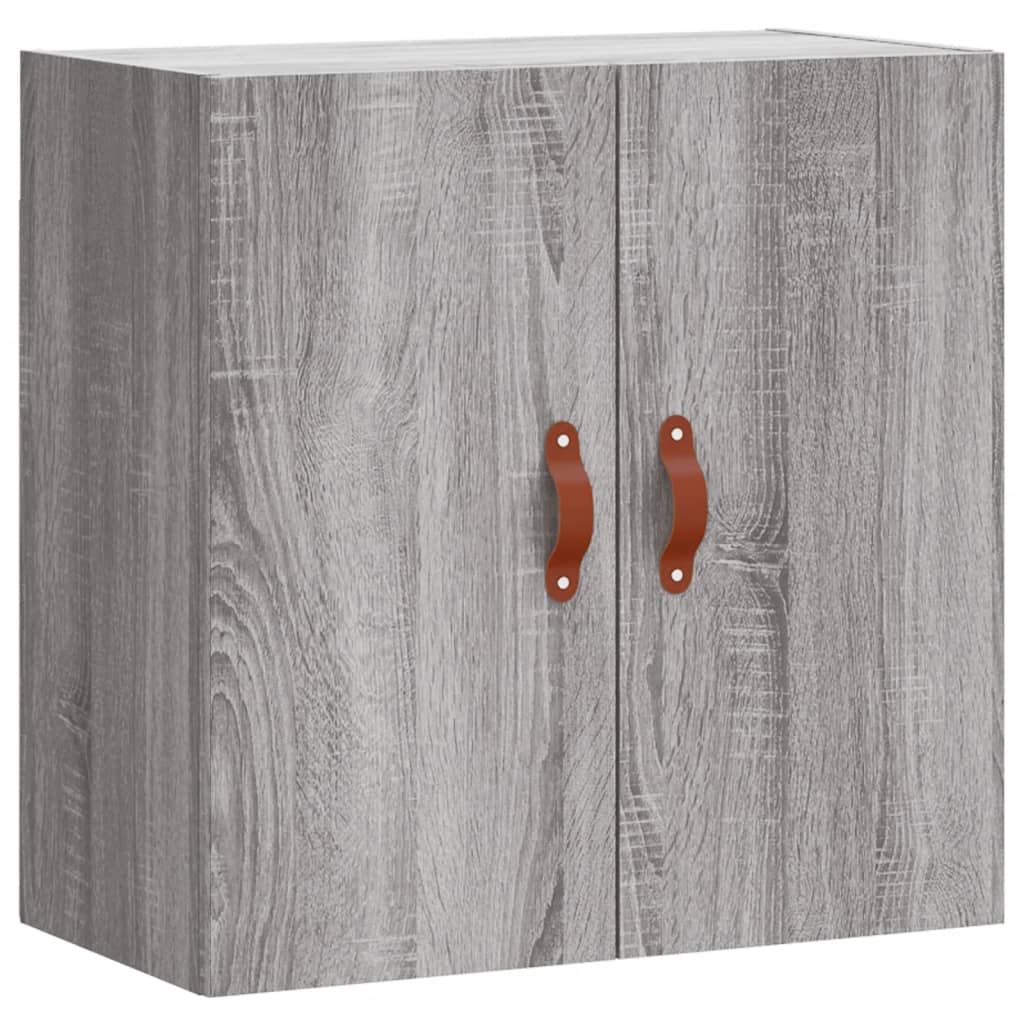 Vidaxl wandkast 60x31x60 cm bewerkt hout grijs sonoma eikenkleurig