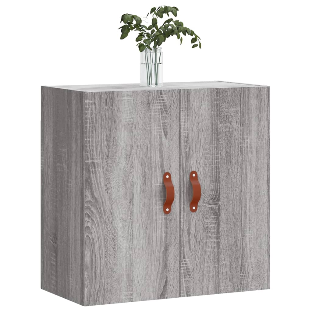 Vidaxl wandkast 60x31x60 cm bewerkt hout grijs sonoma eikenkleurig