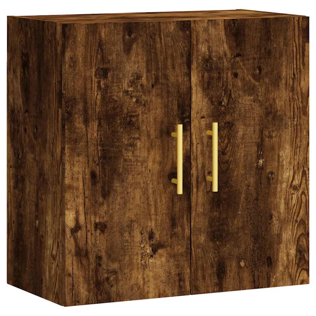 Vidaxl wandkast 60x31x60 cm bewerkt hout gerookt eikenkleurig