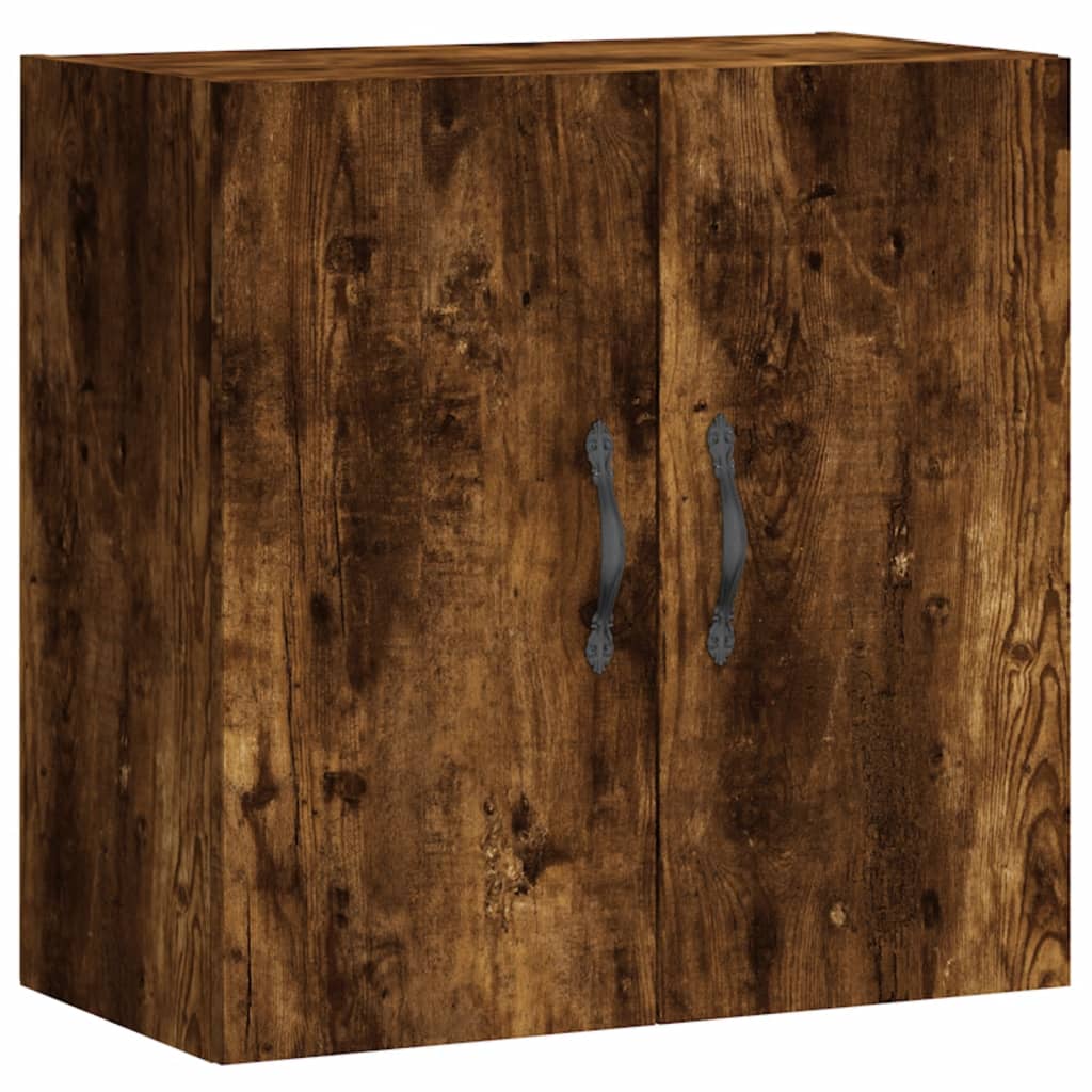 Vidaxl wandkast 60x31x60 cm bewerkt hout gerookt eikenkleurig