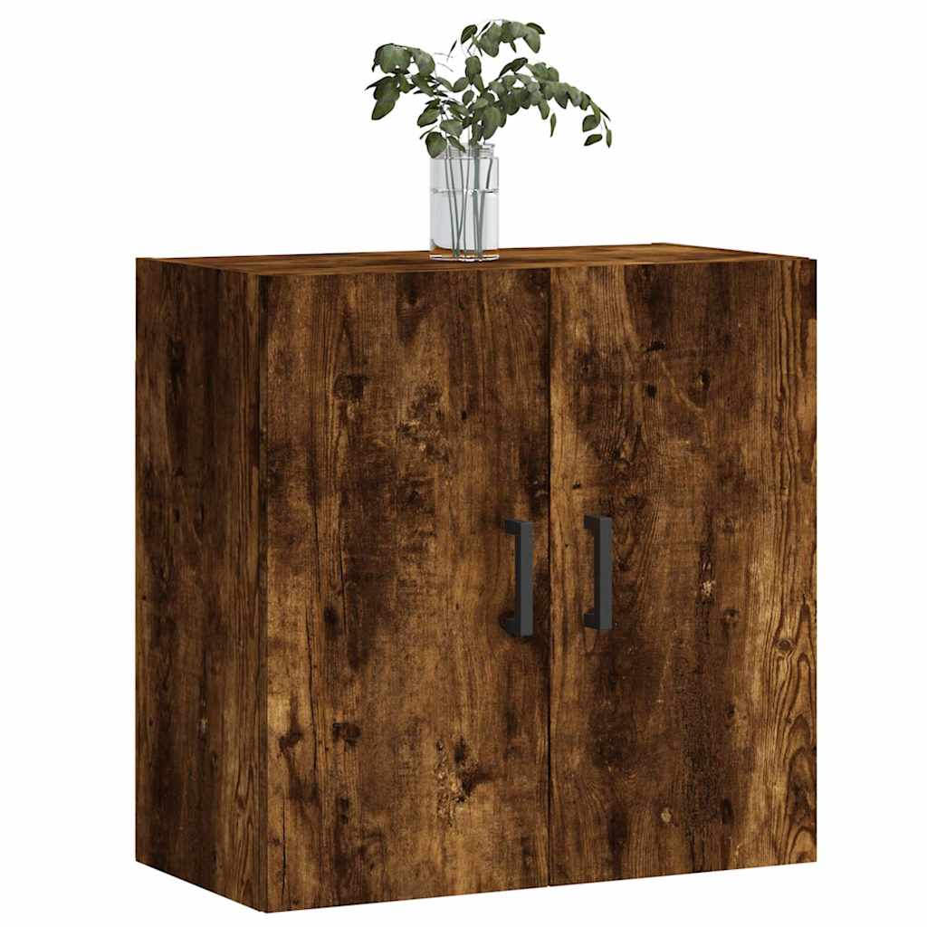 Vidaxl wandkast 60x31x60 cm bewerkt hout gerookt eikenkleurig